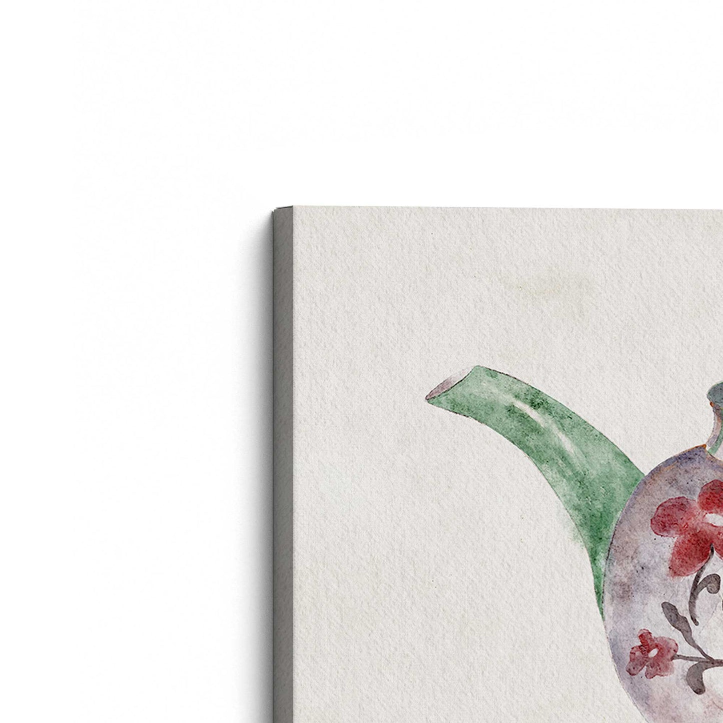 [Color:Stretched Canvas], Picture of the corner of the art