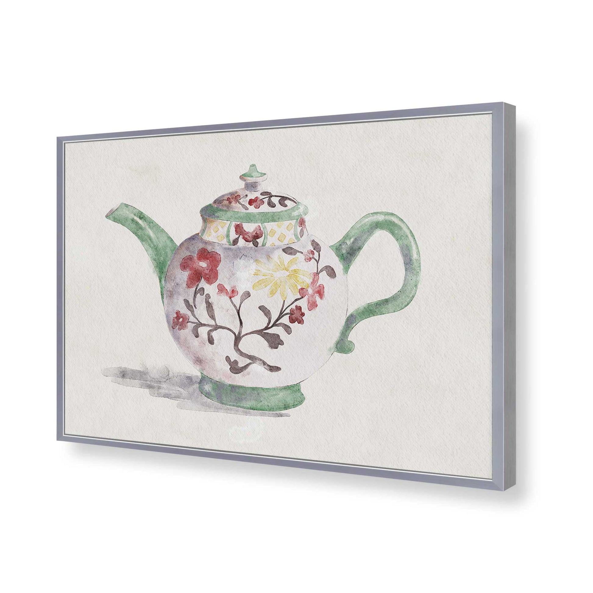 [Color:Polished Chrome], Picture of art in a Polished Chrome frame of the corner