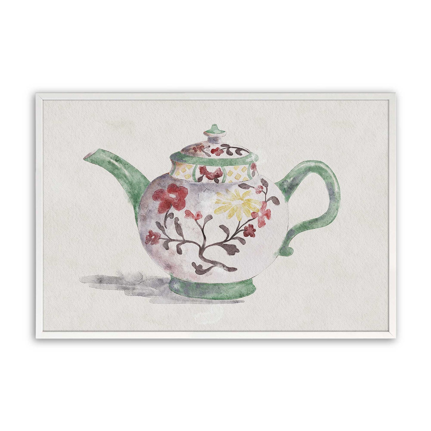 [Color:Opaque White], Picture of art in a Opaque White frame