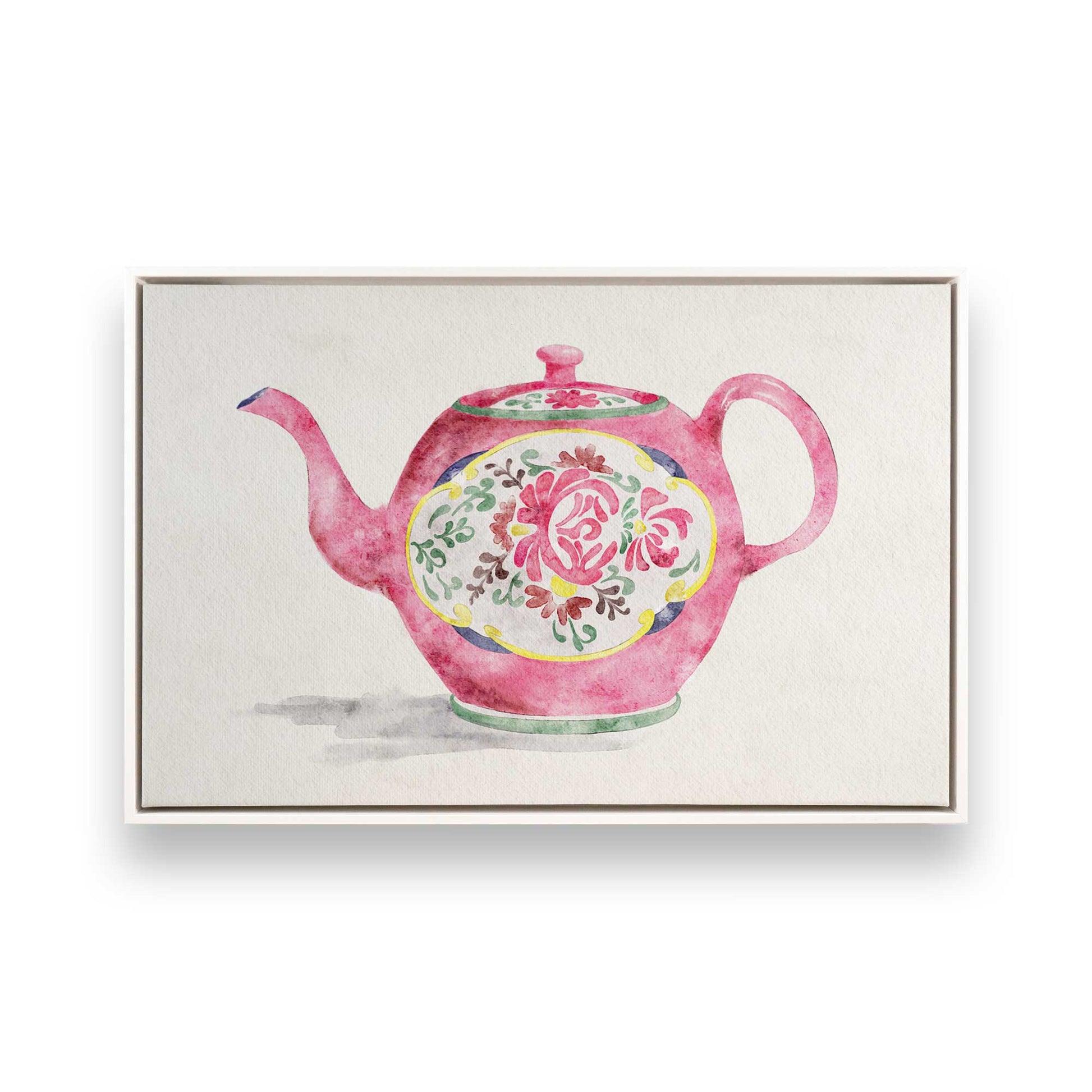 [Color:Opaque White], Picture of art in a White frame