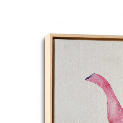 [Color:American Maple], Picture of art in a American Maple frame at an angle