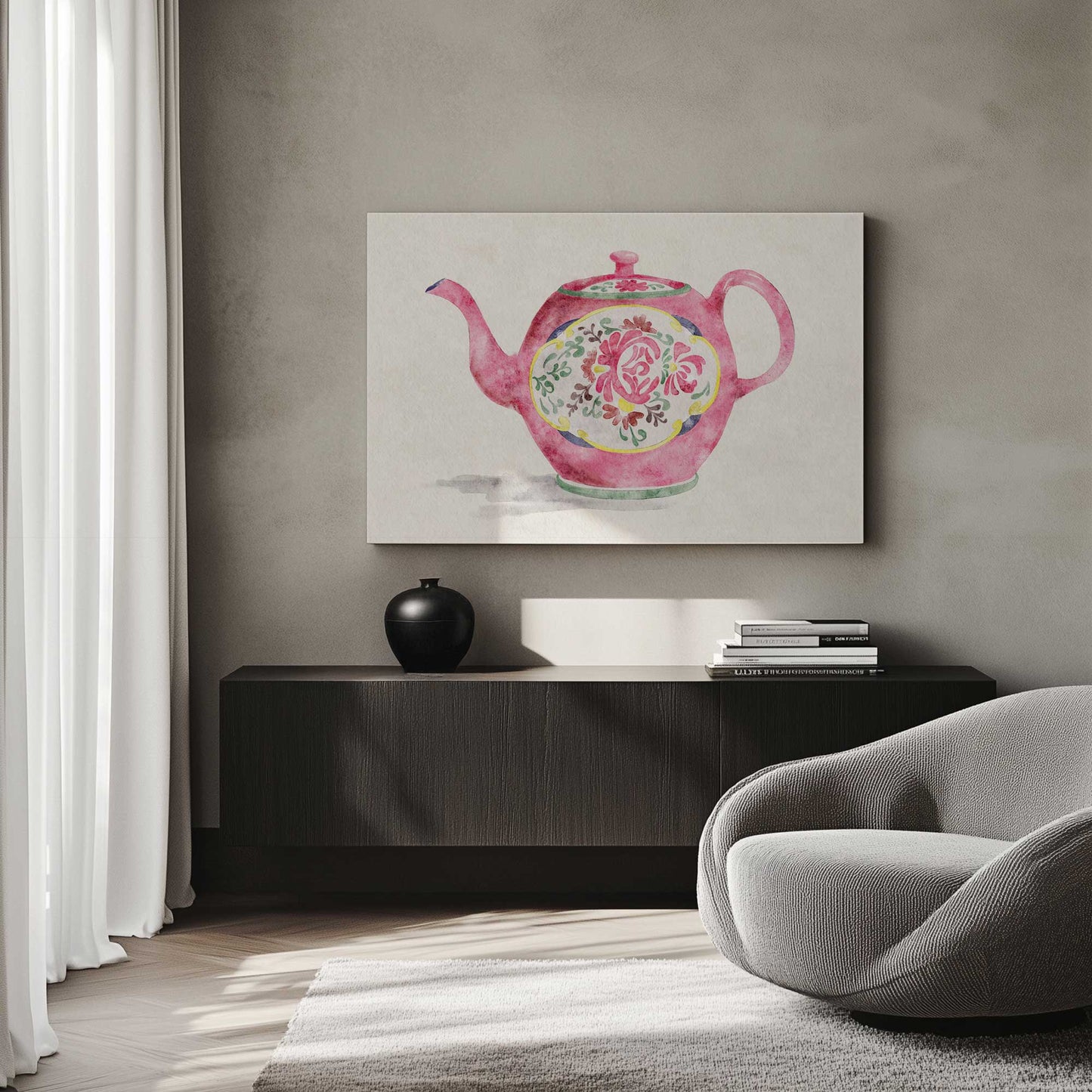 Picture of art in a room