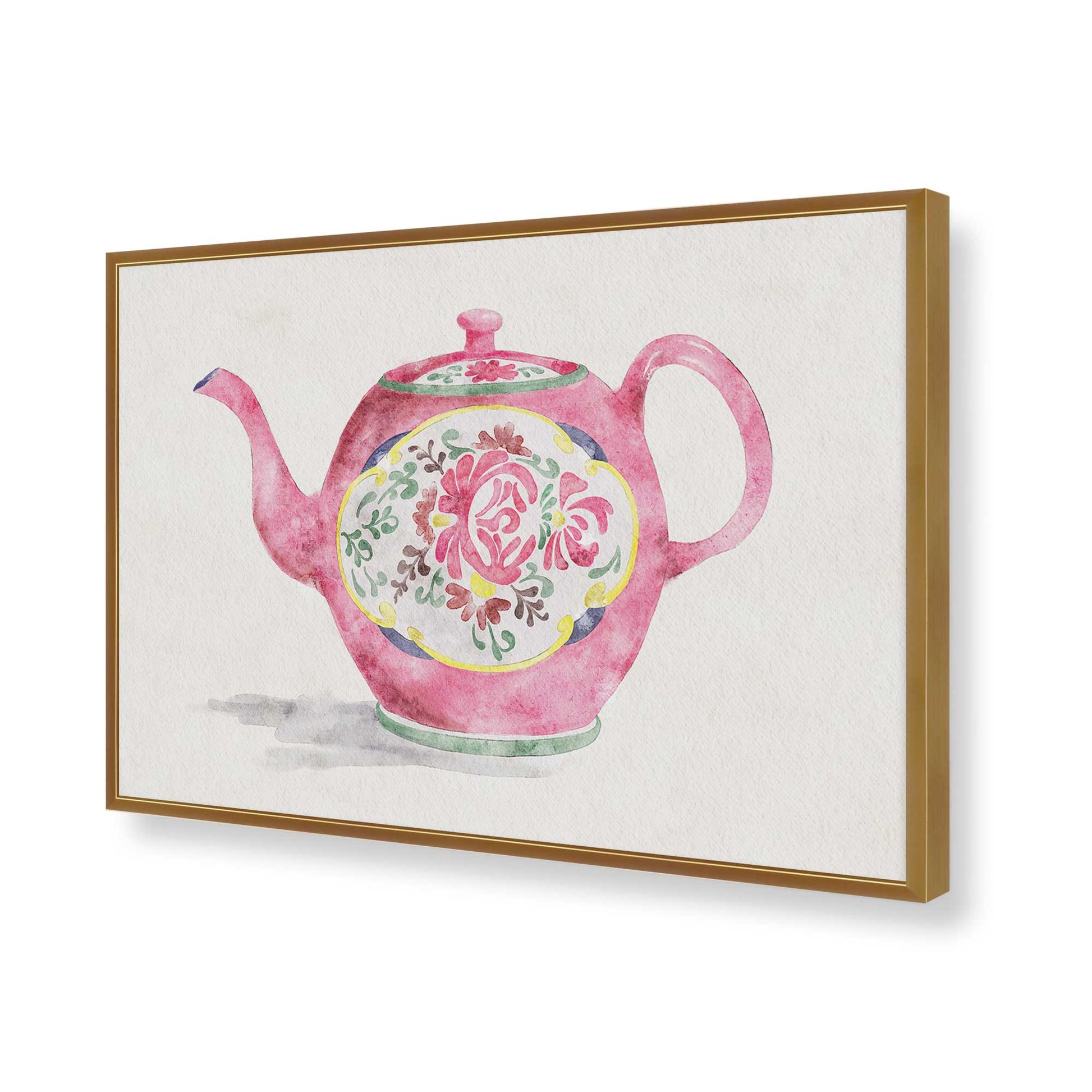 [Color:Polished Gold], Picture of art in a Polished Gold frame of the corner