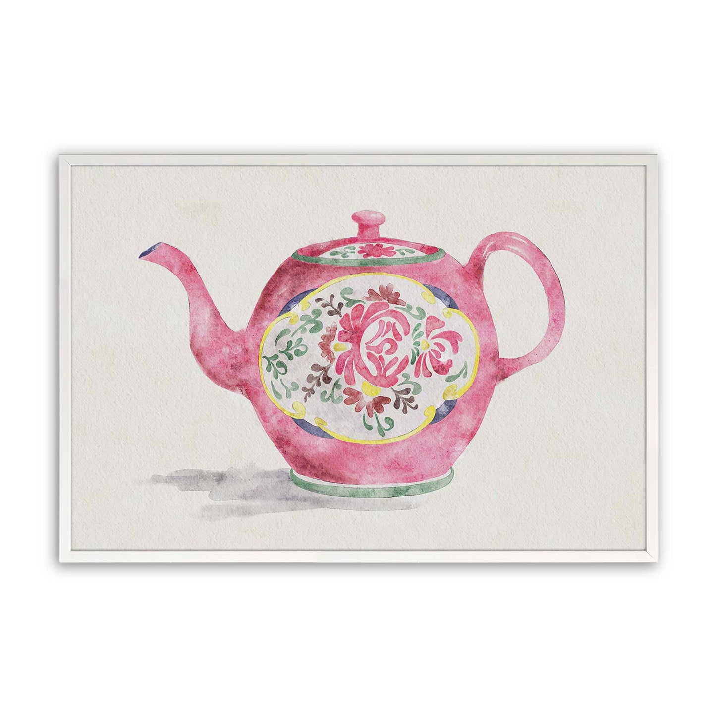 [Color:Opaque White], Picture of art in a Opaque White frame