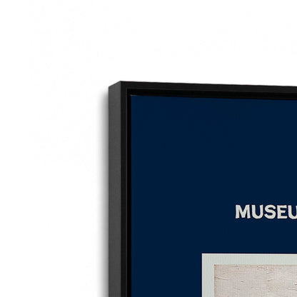 [Color:Satin Black], Picture of art in a Satin Black frame at an angle