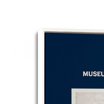 [Color:Opaque White], Picture of art in a White frame at an angle