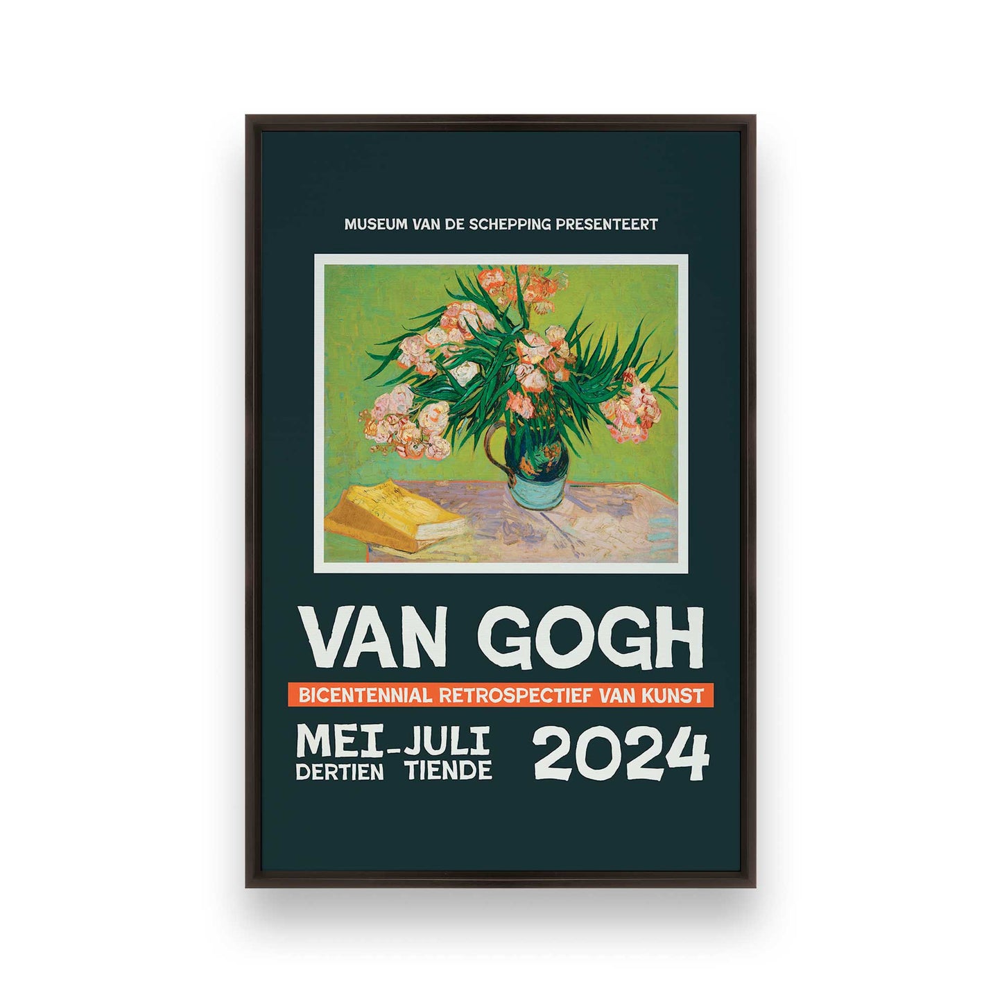 [Color:Espresso], Picture of art in a Espresso frame