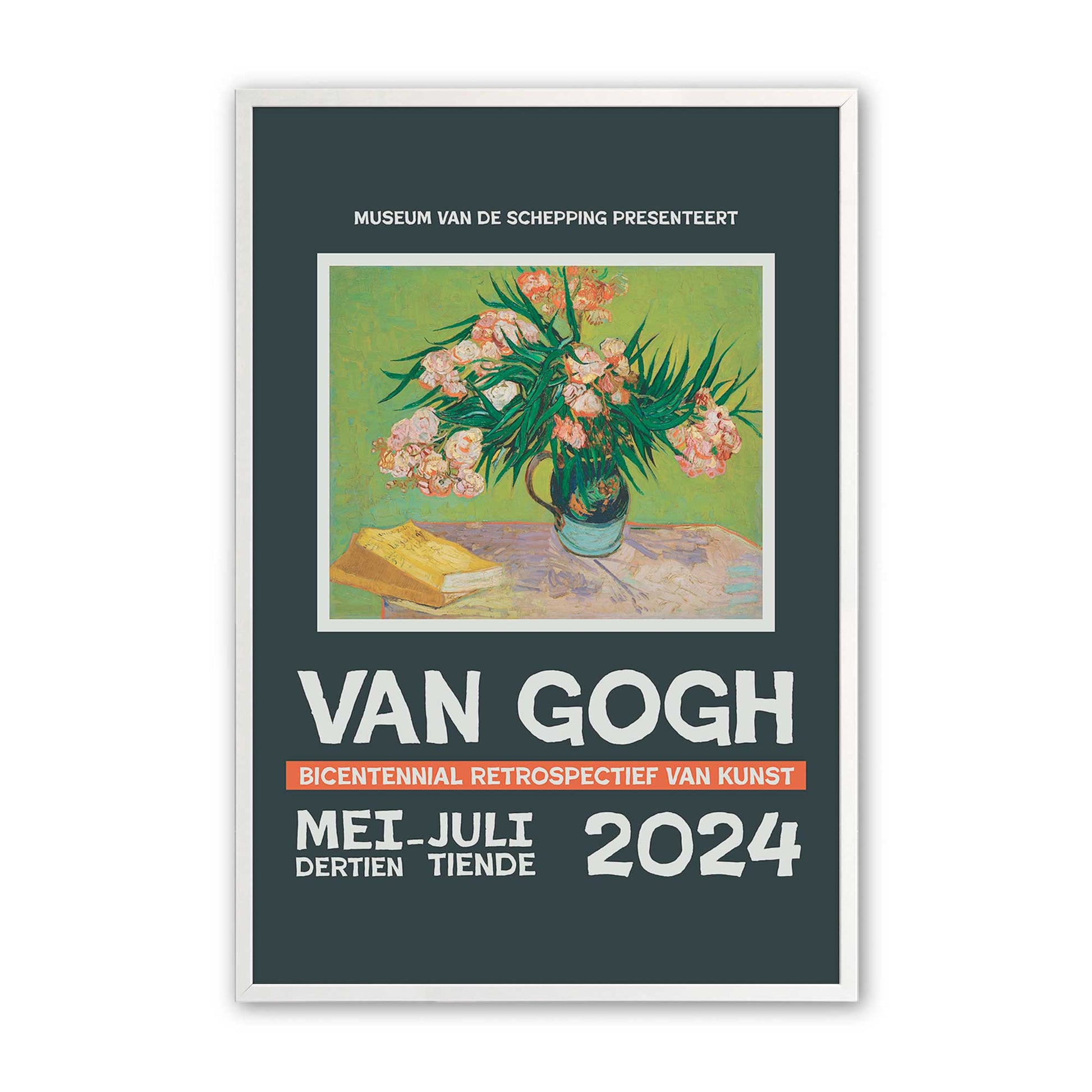 [Color:Opaque White], Picture of art in a Opaque White frame
