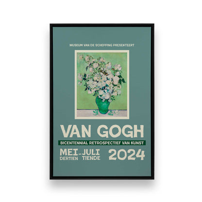 [Color:Satin Black], Picture of art in a Satin Black frame