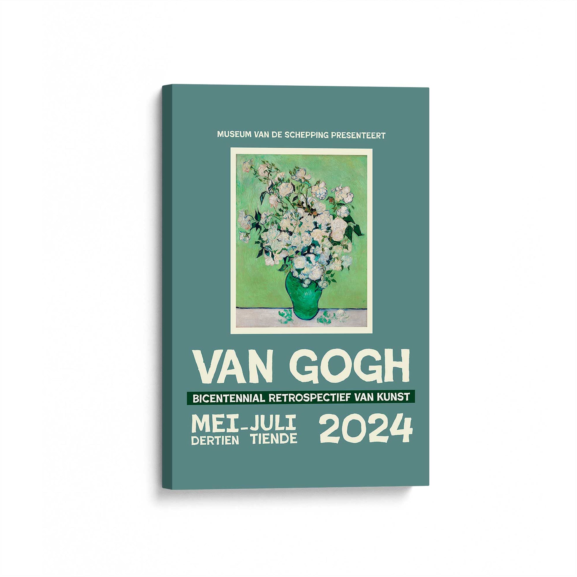 [Color:Stretched Canvas], Picture of art at an angle