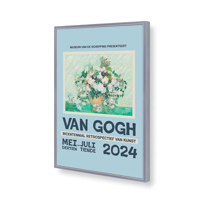 [Color:Polished Chrome], Picture of art in a Polished Chrome frame of the corner