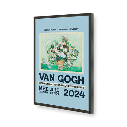 [Color:Satin Black], Picture of art in a Satin Black frame of the corner