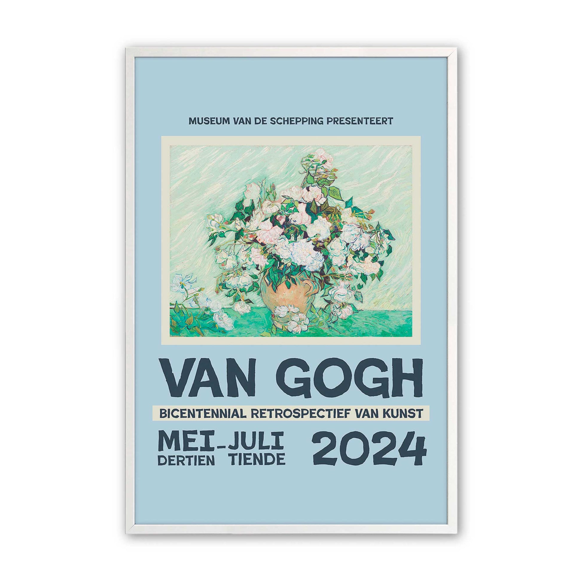 [Color:Opaque White], Picture of art in a Opaque White frame