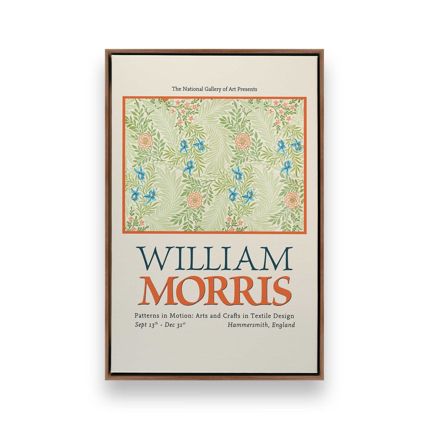 [Color:Walnut], Picture of art in a Walnut frame