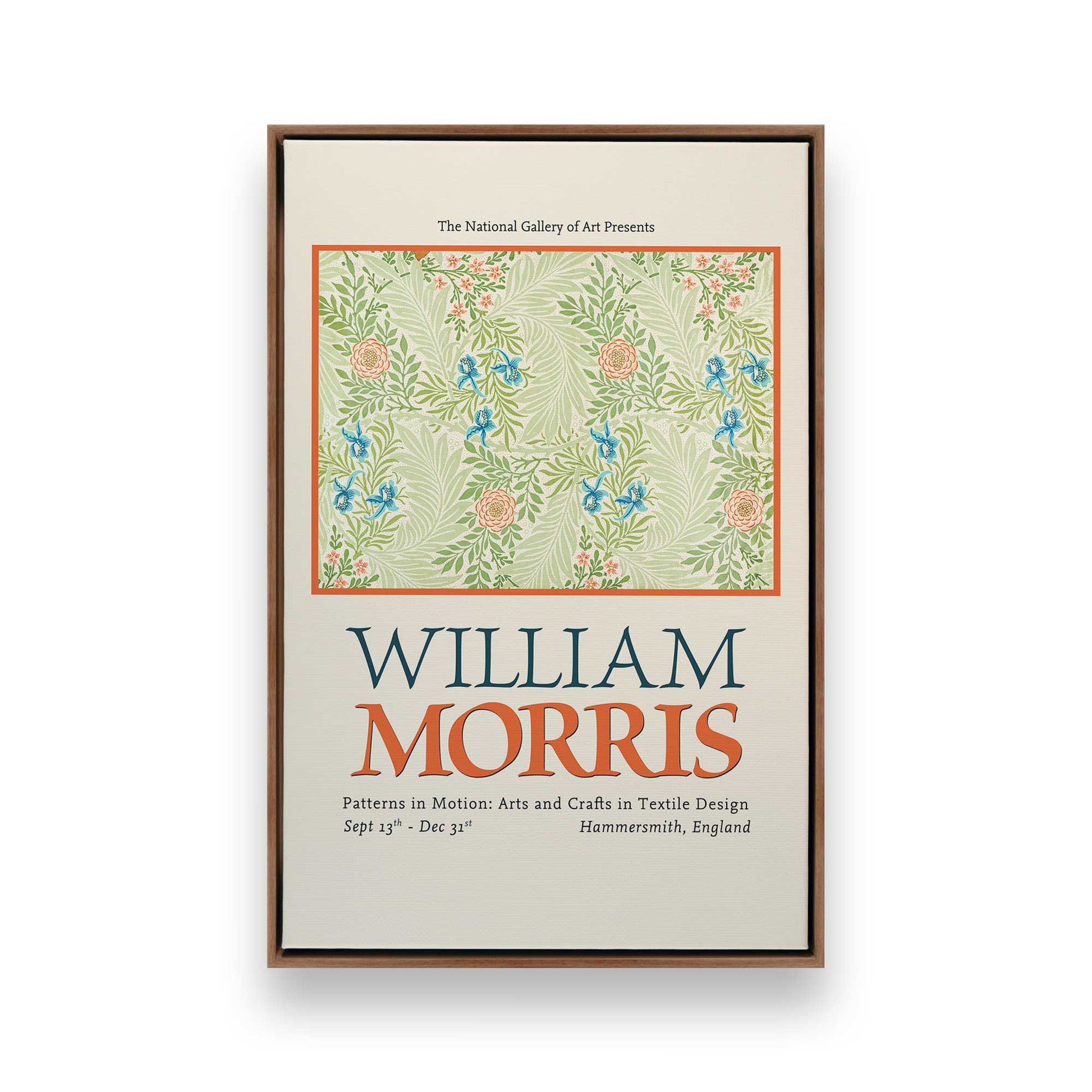 [Color:Walnut], Picture of art in a Walnut frame