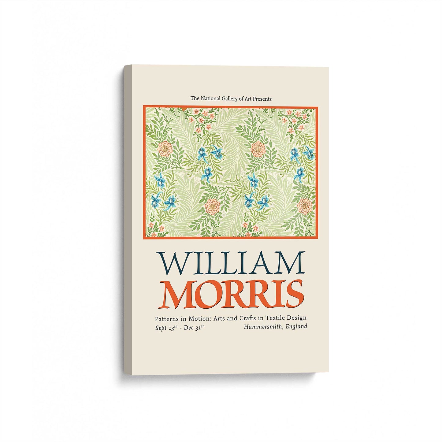 [Color:Stretched Canvas], Picture of art at an angle