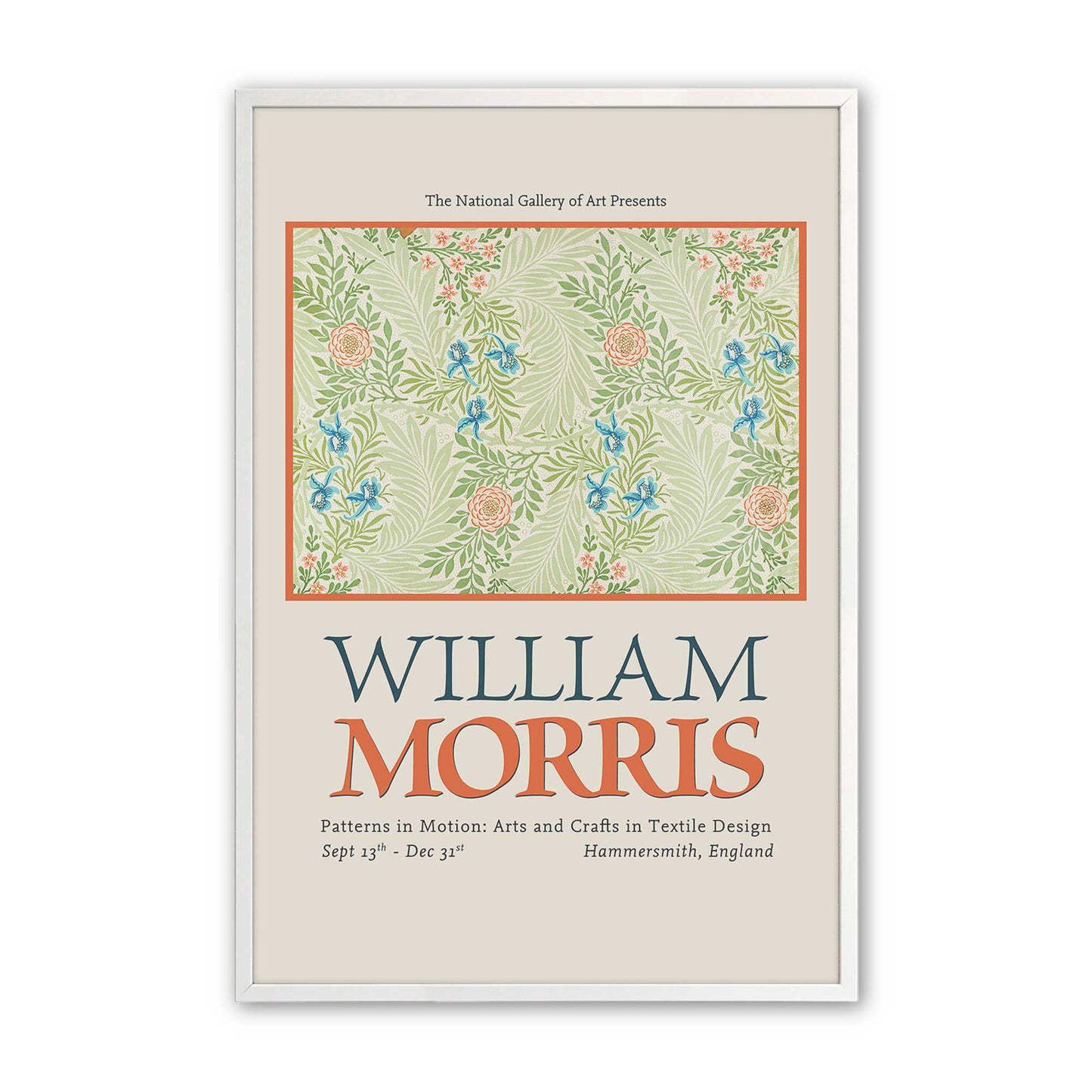 [Color:Opaque White], Picture of art in a Opaque White frame