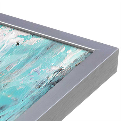 [Color:Polished Chrome], Picture of art in a Polished Chrome frame at an angle