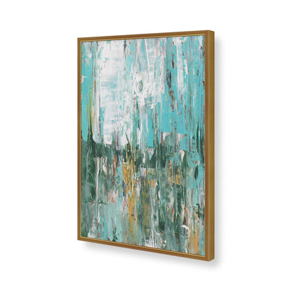 [Color:Polished Gold], Picture of art in a Polished Gold frame of the corner
