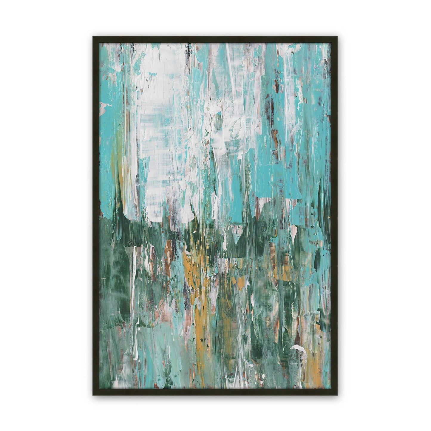 [Color:Satin Black], Picture of art in a Satin Black frame