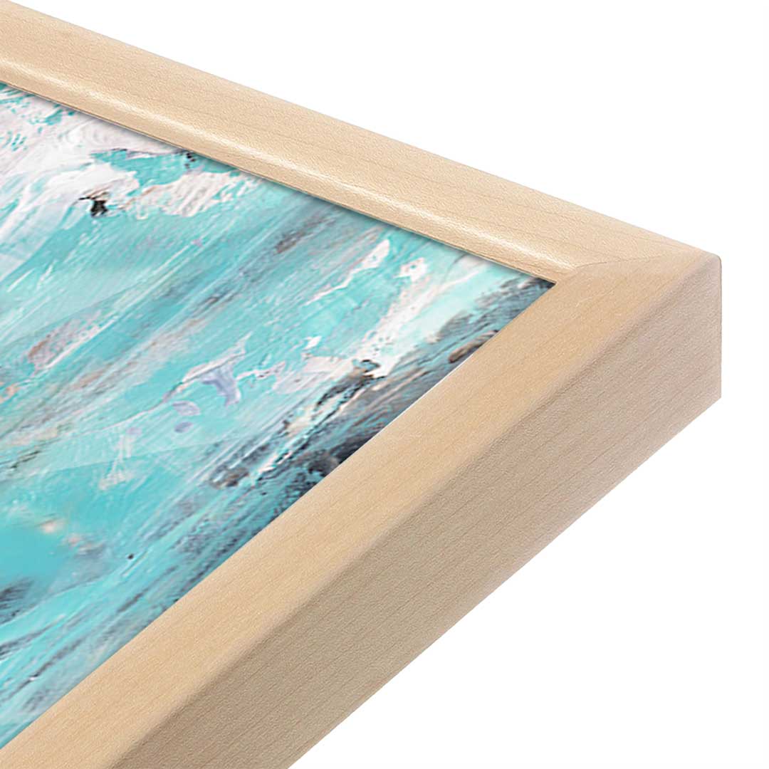 [Color:Raw Maple], Picture of art in a Raw Maple frame at an angle
