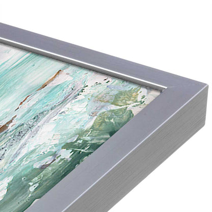 [Color:Polished Chrome], Picture of art in a Polished Chrome frame at an angle