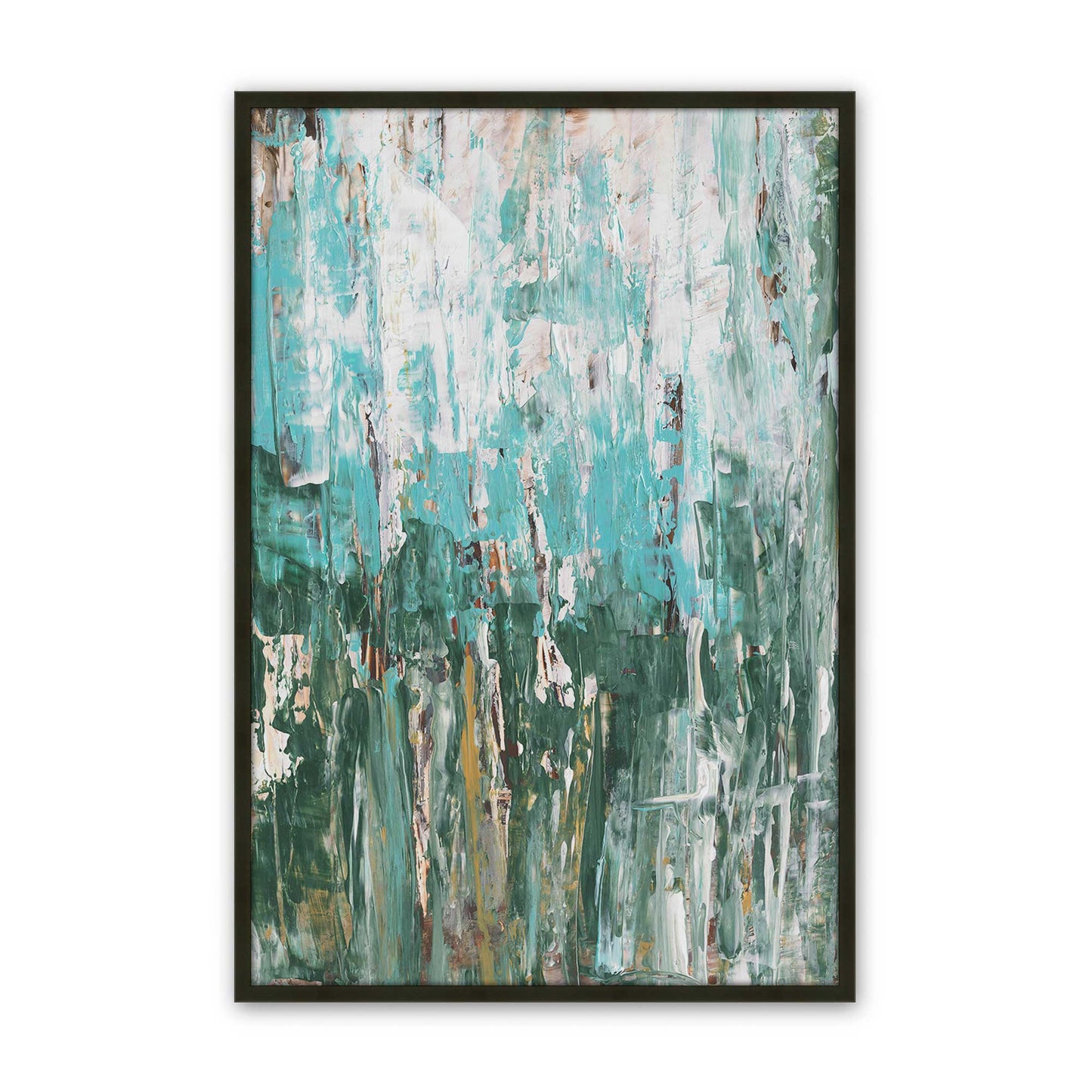 [Color:Satin Black], Picture of art in a Satin Black frame