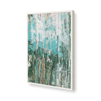 [Color:Opaque White], Picture of art in a Opaque White frame of the corner