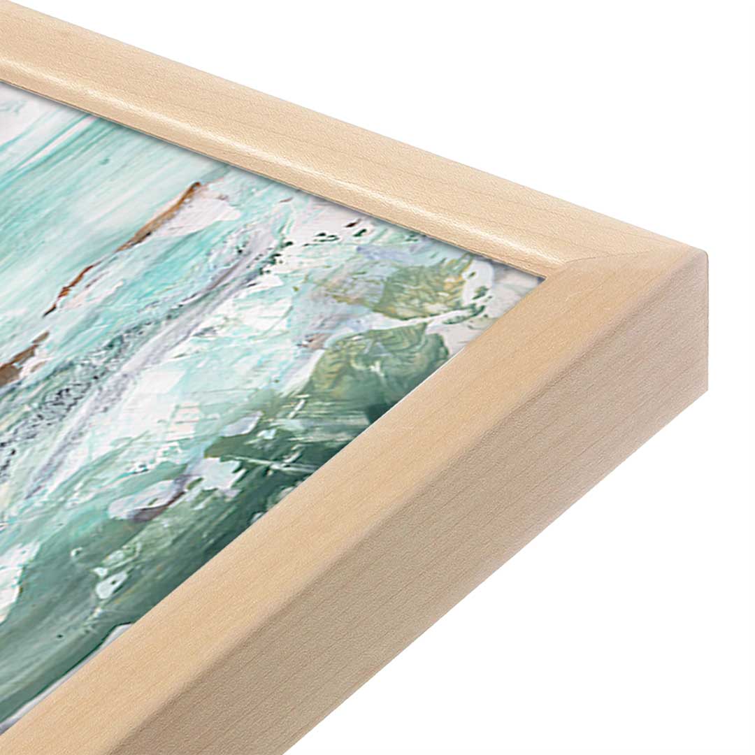 [Color:Raw Maple], Picture of art in a Raw Maple frame at an angle