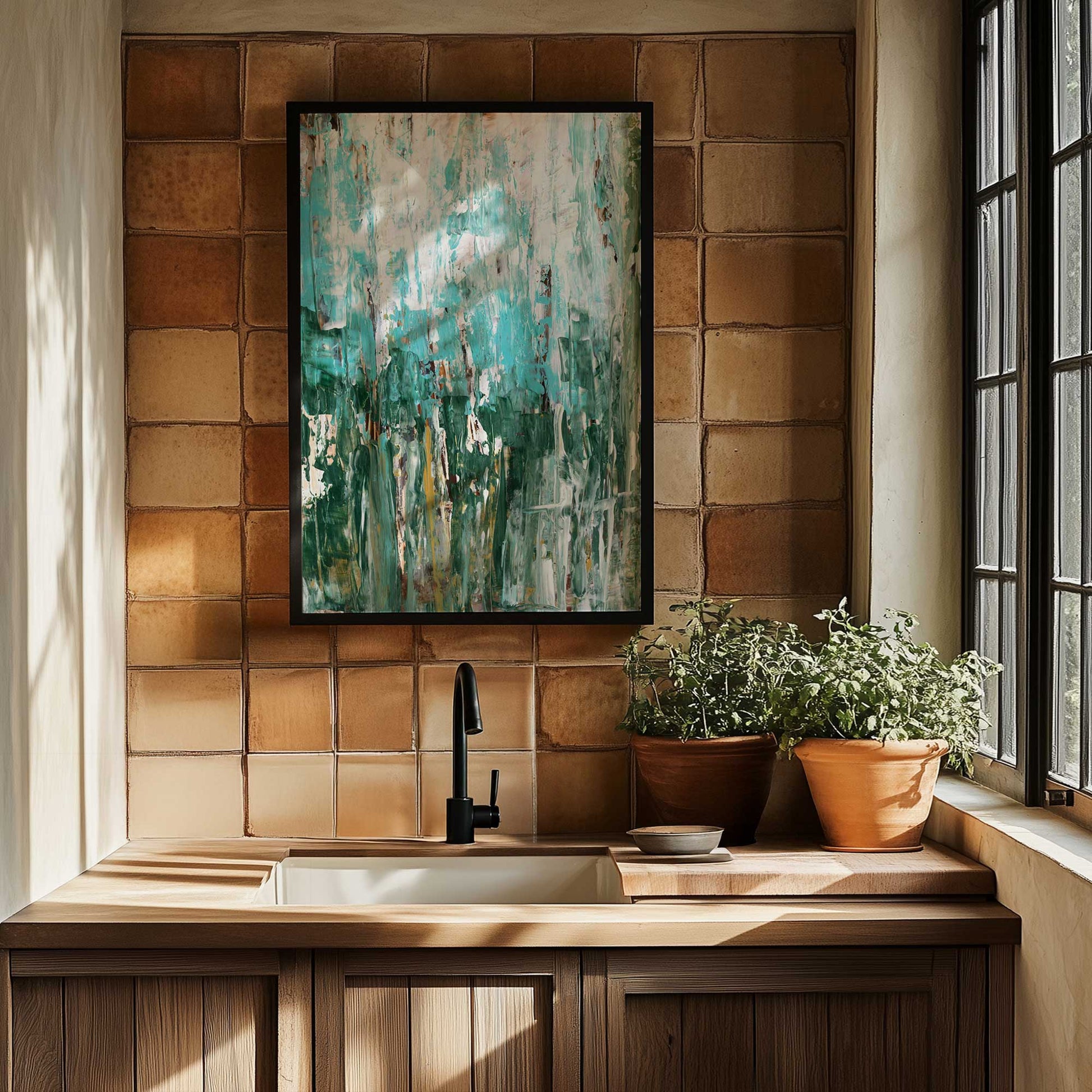 [SPECIAL],[LIFESTYLE], Picture of art hanging in a room