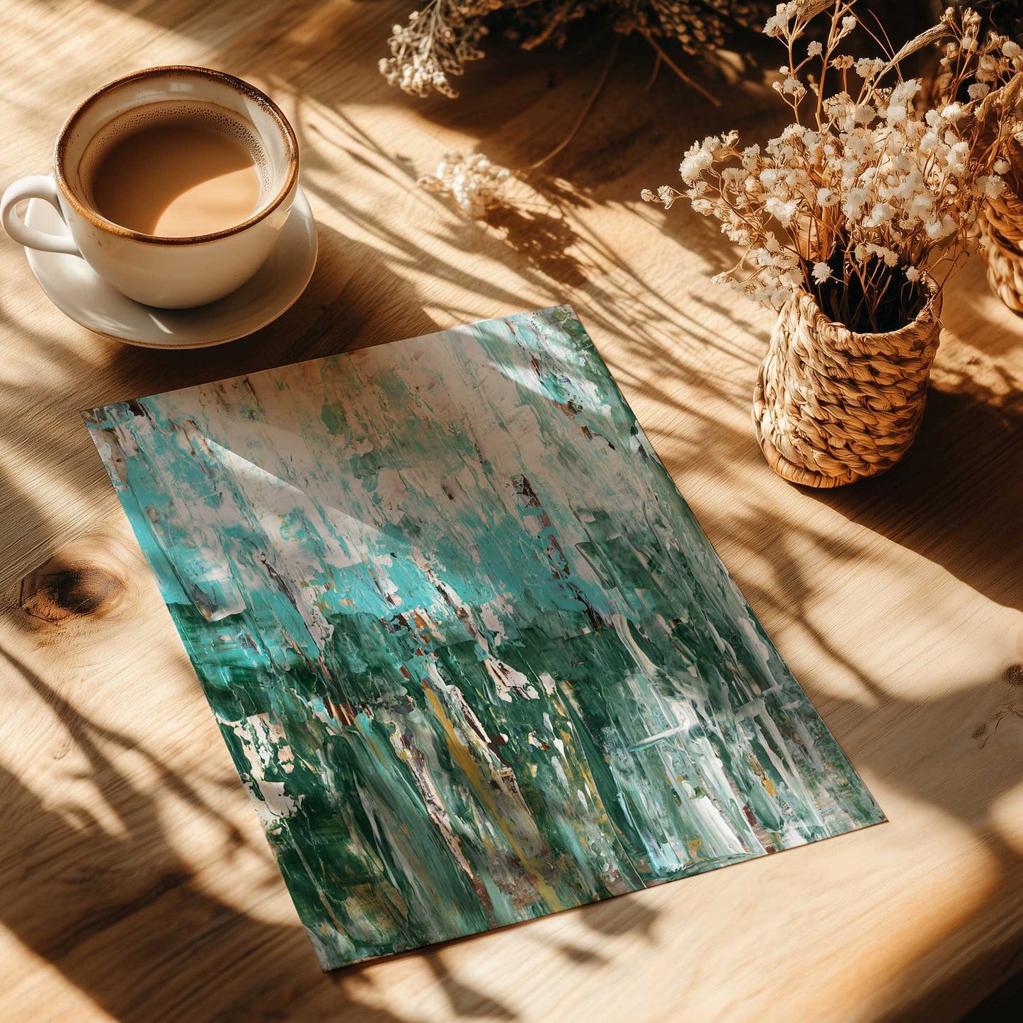 [Color:Rolled Print], Picture of close up of art