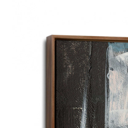 [Color:Walnut], Picture of art in a Walnut frame at an angle