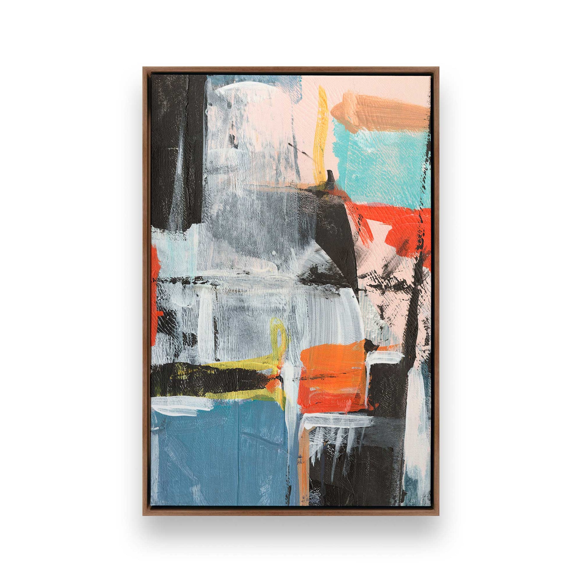 [Color:Walnut], Picture of art in a Walnut frame