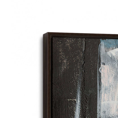 [Color:Espresso], Picture of art in a Espresso frame at an angle