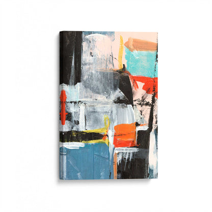 [Color:Stretched Canvas], Picture of art at an angle