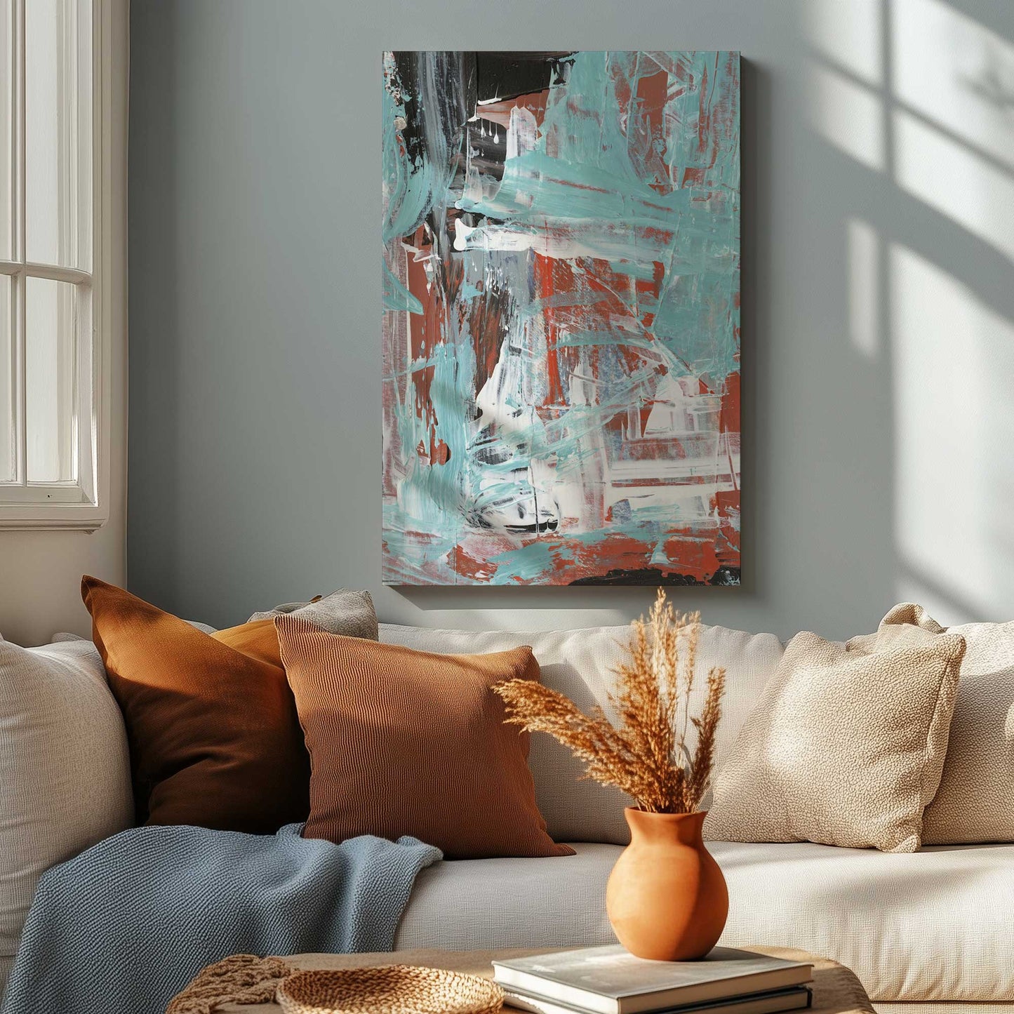 Picture of art in a room