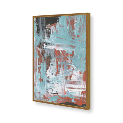 [Color:Polished Gold], Picture of art in a Polished Gold frame of the corner