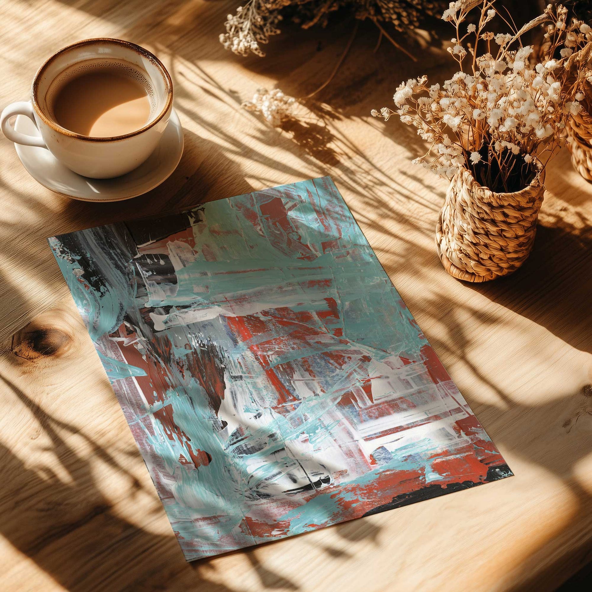 [Color:Rolled Print], Picture of close up of art