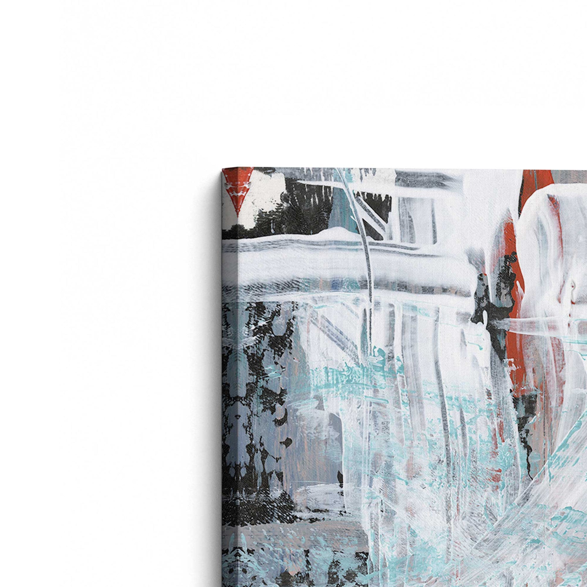 [Color:Stretched Canvas], Picture of the corner of the art