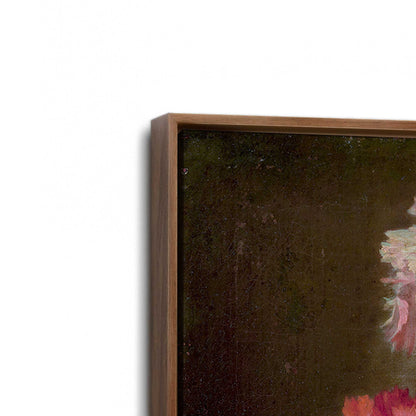 [Color:Walnut], Picture of art in a Walnut frame at an angle