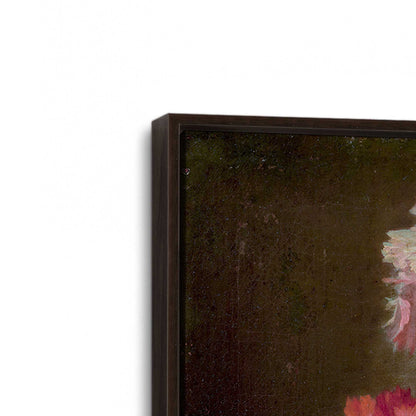 [Color:Espresso], Picture of art in a Espresso frame at an angle