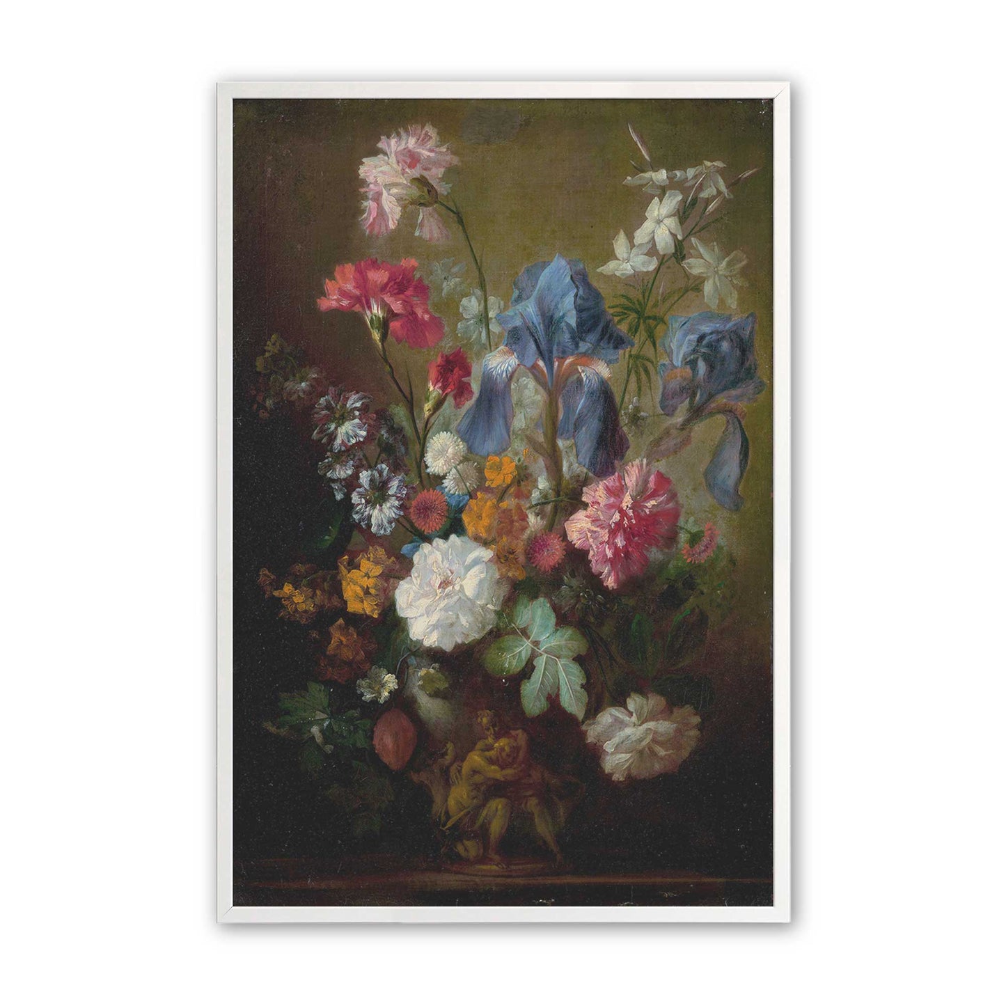 [Color:Opaque White], Picture of art in a Opaque White frame