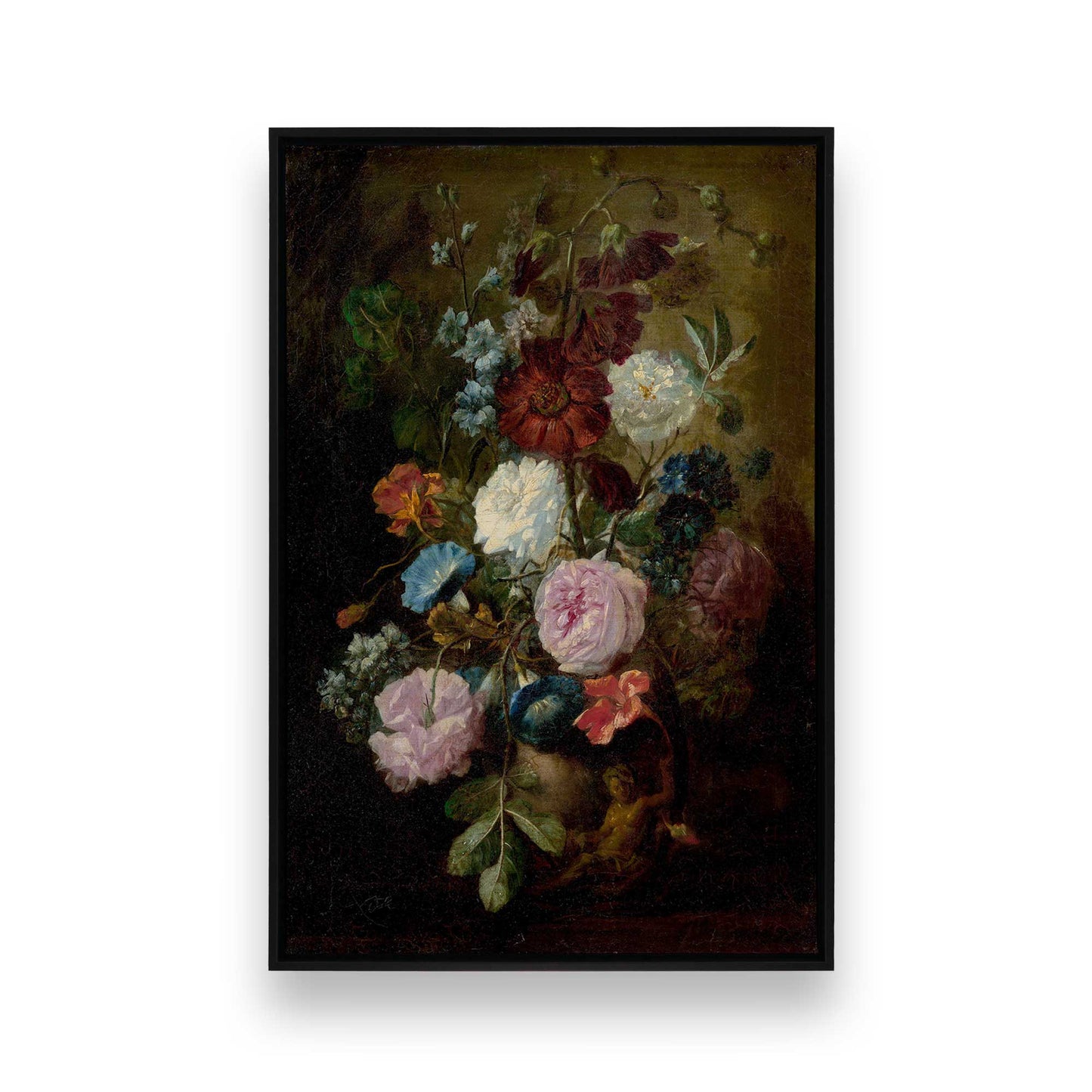 [Color:Satin Black], Picture of art in a Satin Black frame