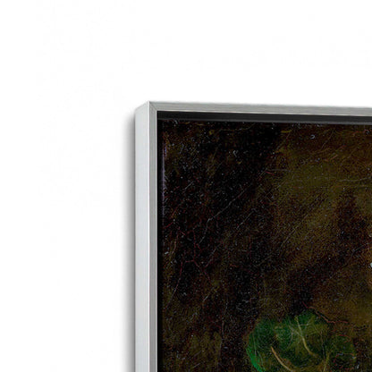 [Color:Polished Chrome], Picture of art in a Polished Chrome frame at an angle