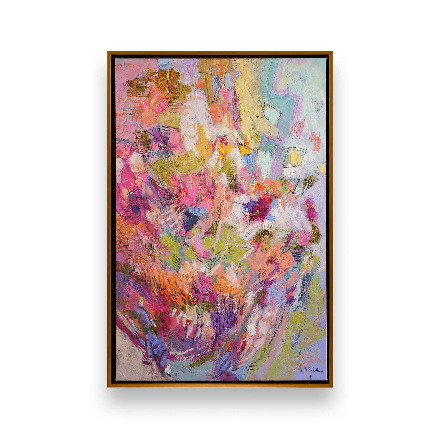 [Color:Polished Gold], Picture of art in a Polished Gold frame