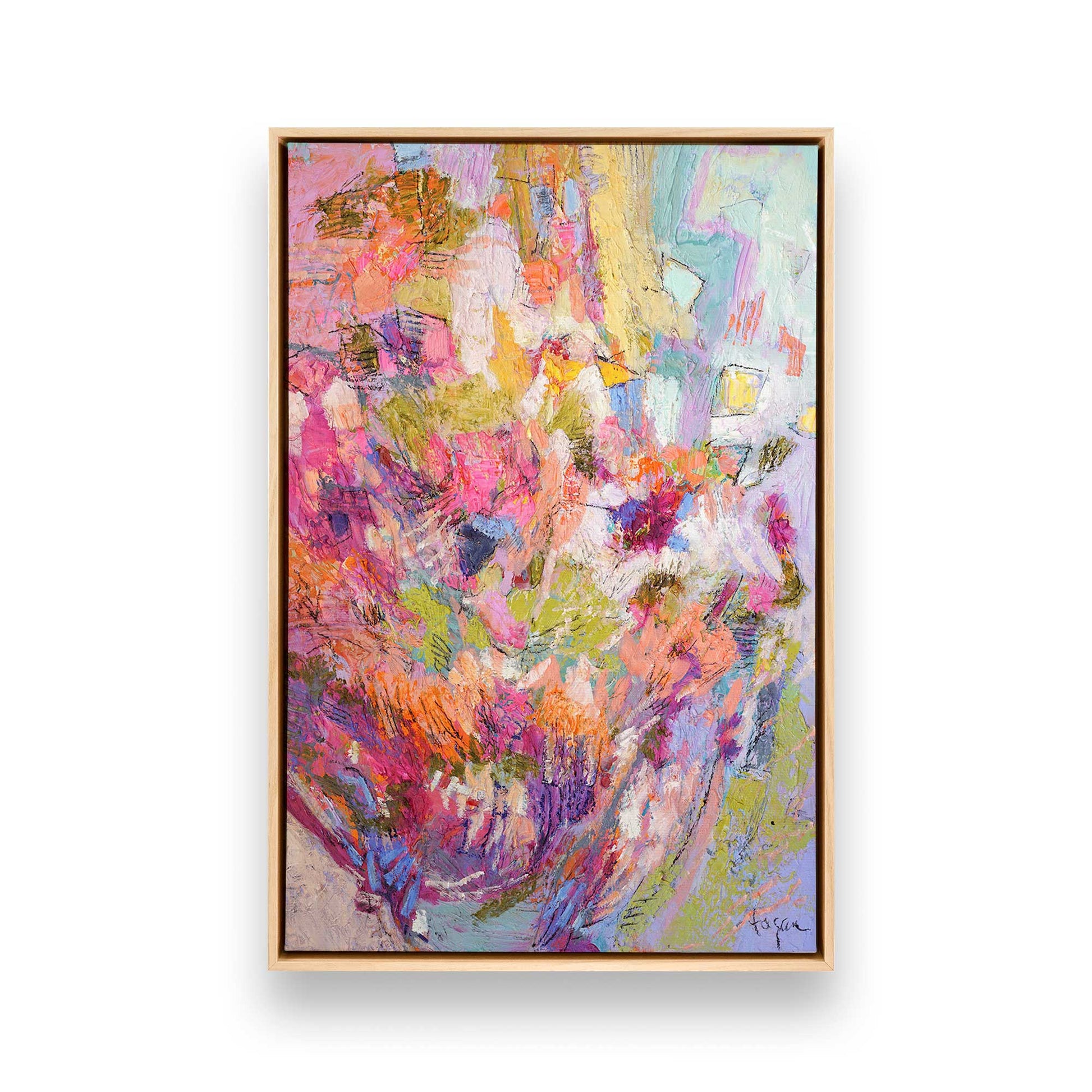 [Color:American Maple], Picture of art in a American Maple frame