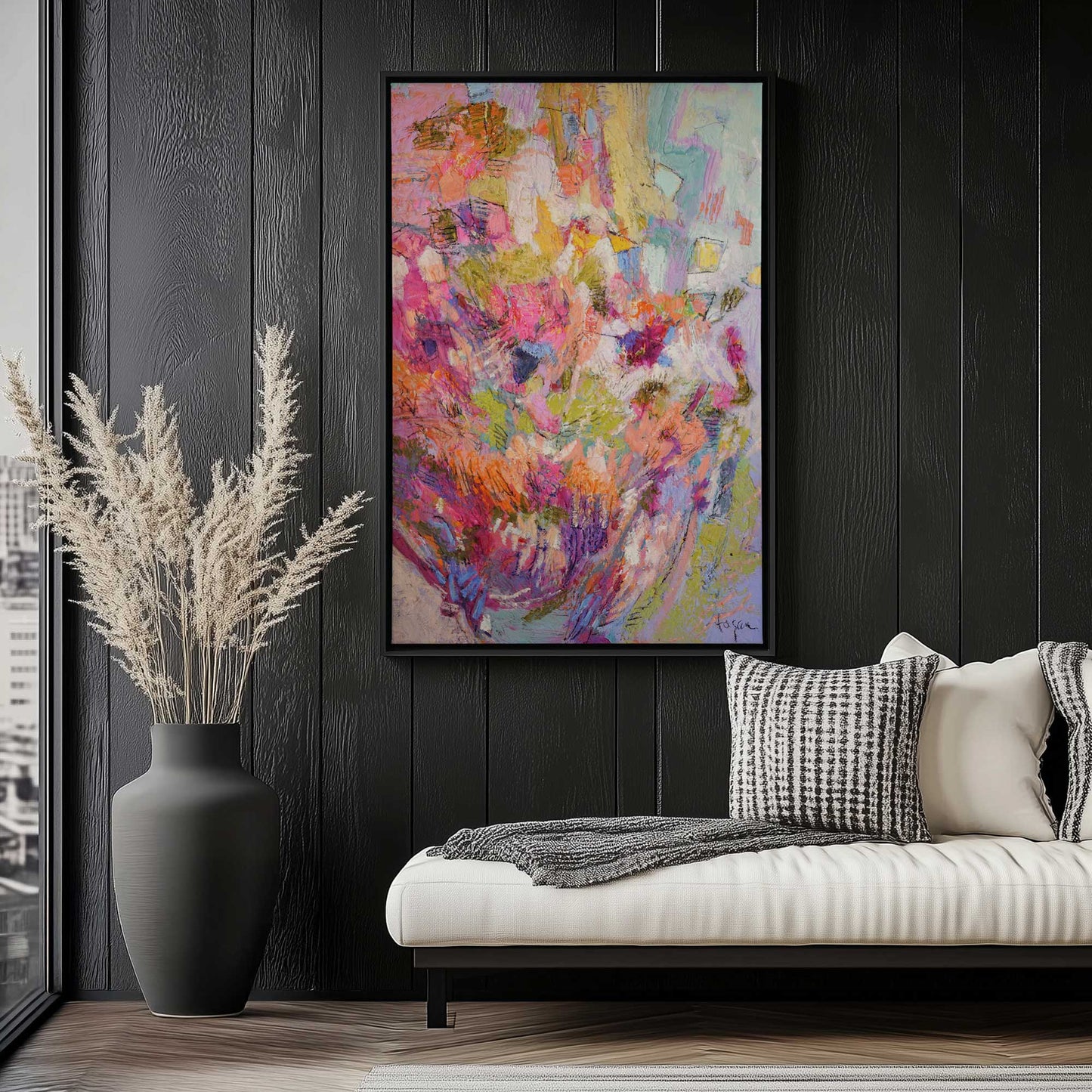 Picture of art in a room