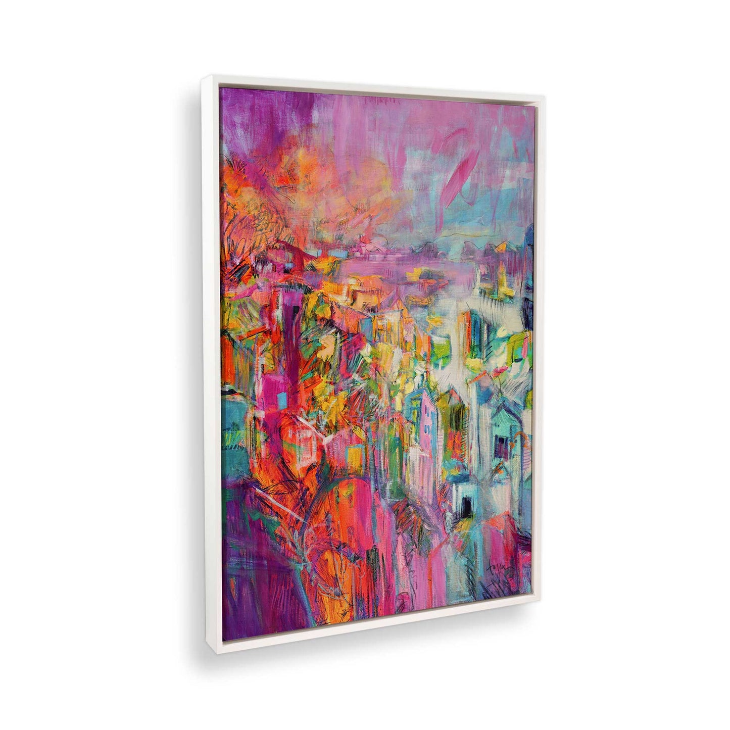 [Color:Opaque White], Picture of the corner of the art