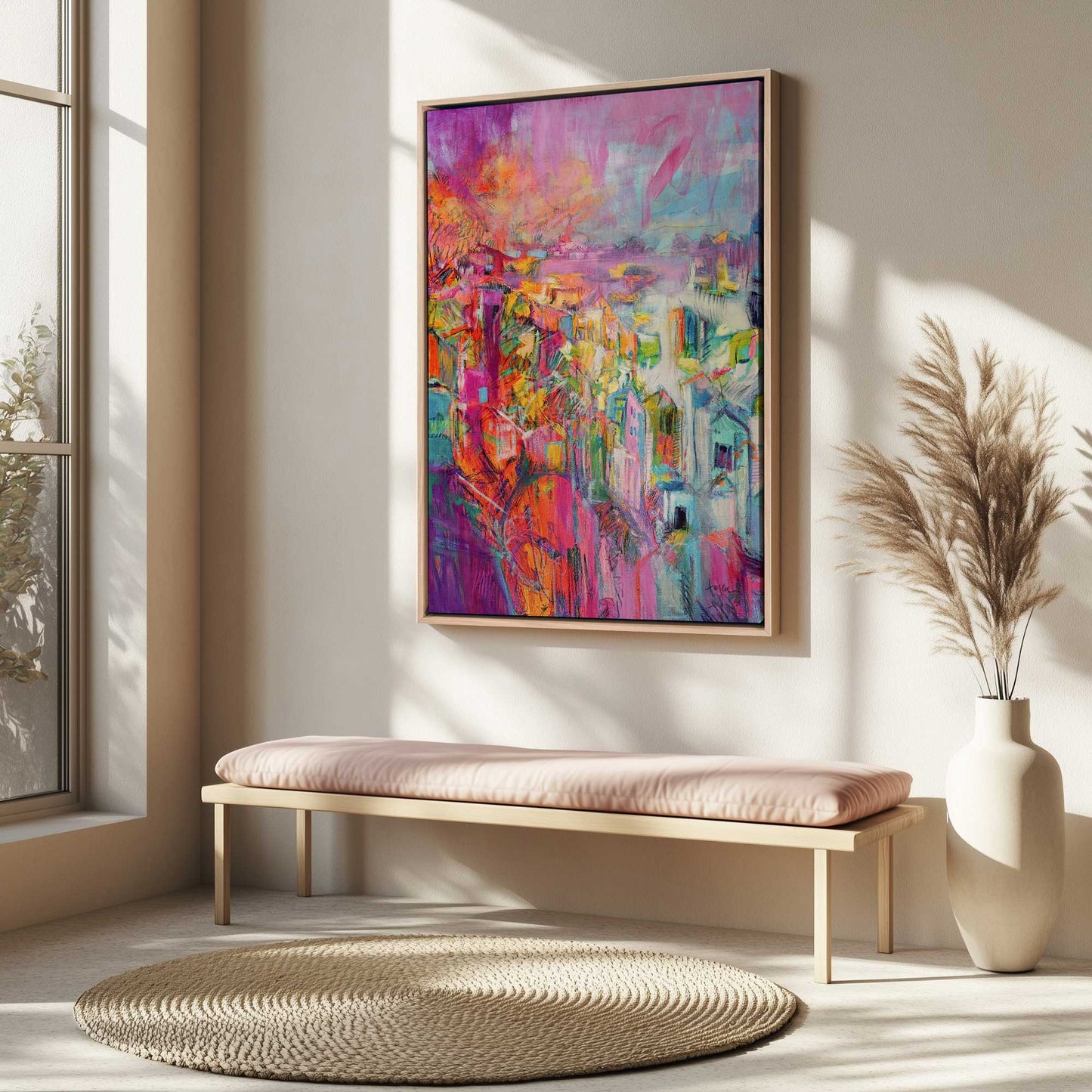 Picture of art in a room