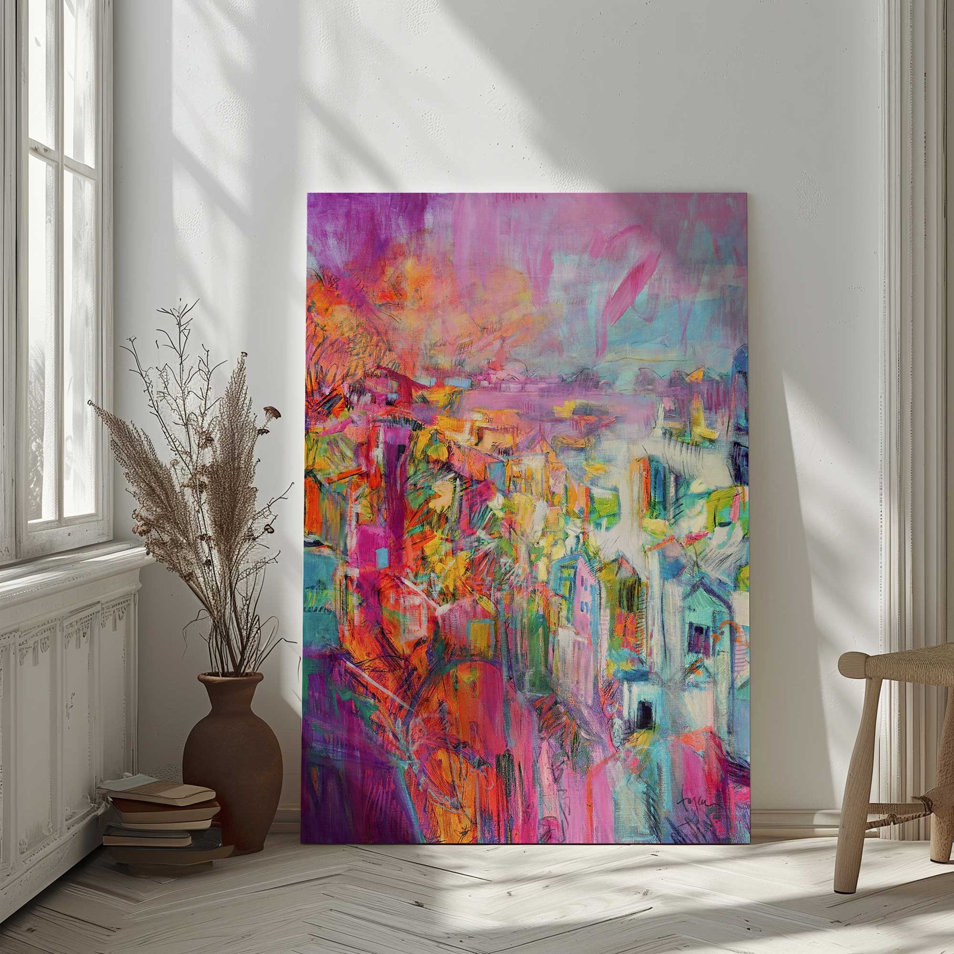 Picture of art in a room